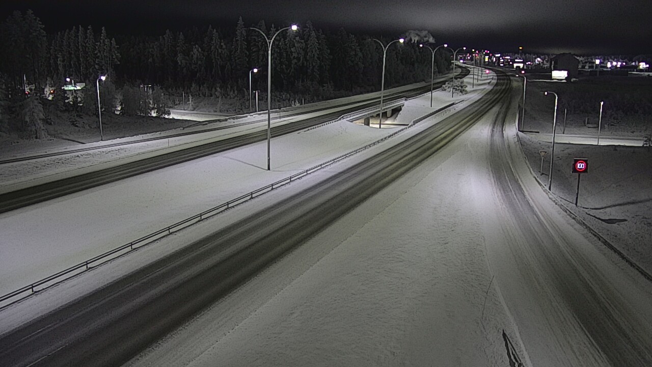 Weather Camera Image Road 4 Kempele, Zatelliitti, Oulu, Pohjois-Pohjanmaa