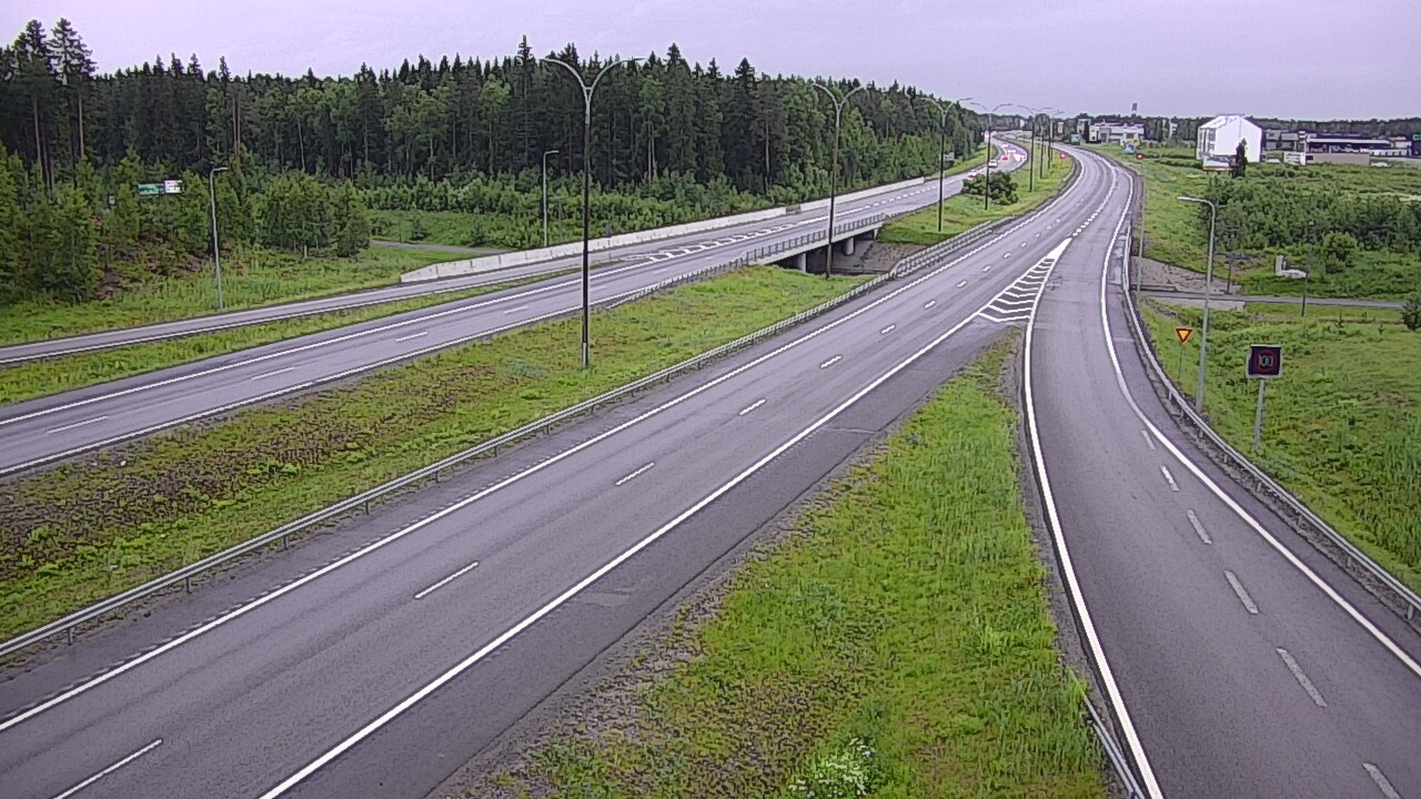 Kelikamerat Kuva Tie 4 Kempele, Zatelliitti, Oulu, Pohjois-Pohjanmaa