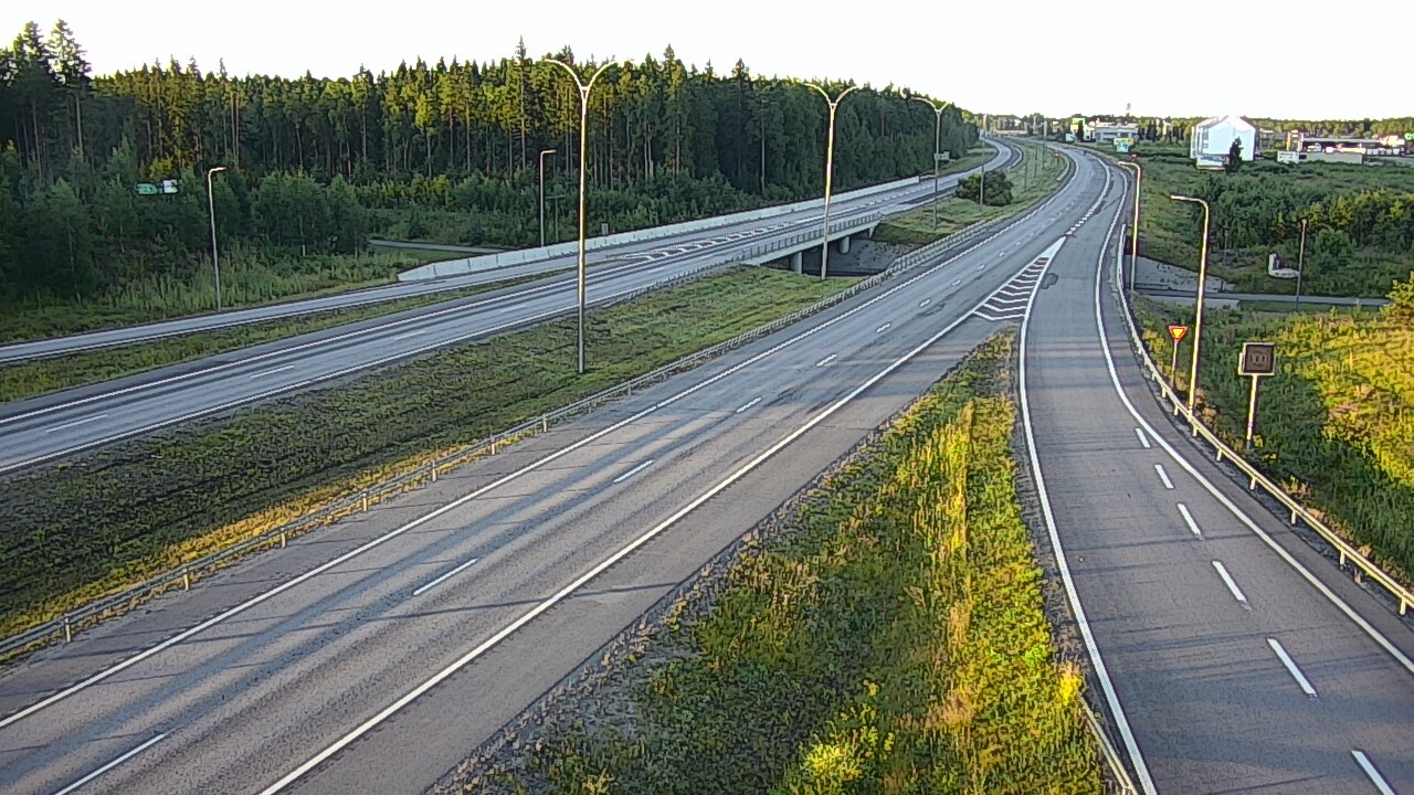 Weather Camera Image Road 4 Kempele, Zatelliitti, Oulu, Pohjois-Pohjanmaa