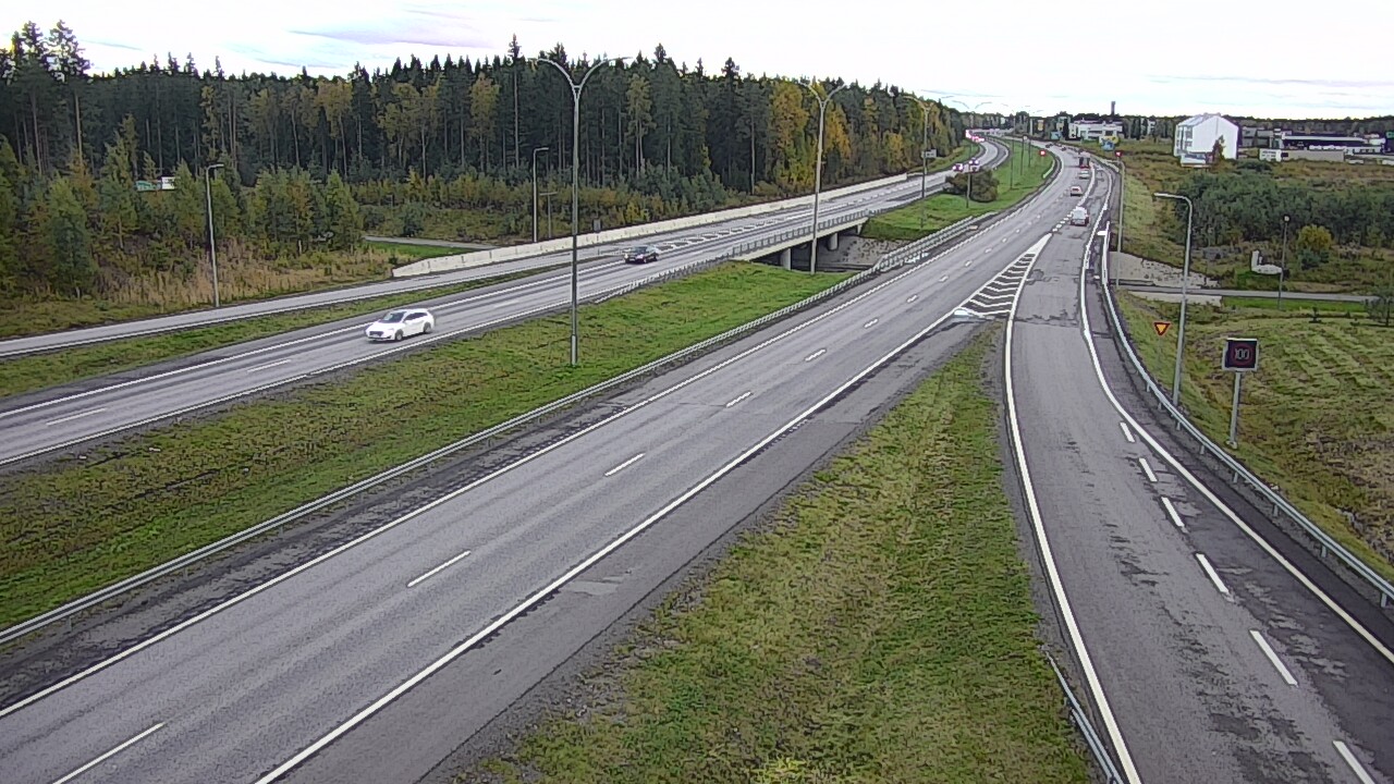 Weather Camera Image Road 4 Kempele, Zatelliitti, Oulu, Pohjois-Pohjanmaa