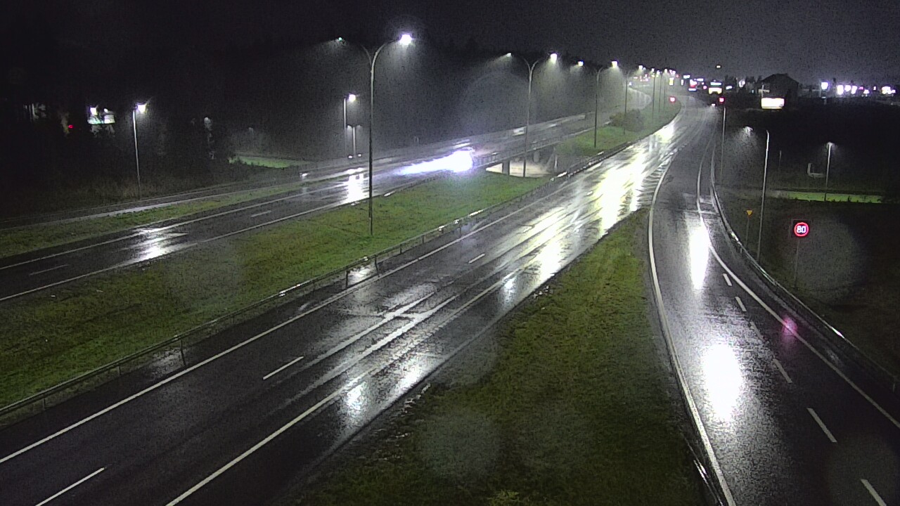 Weather Camera Image Road 4 Kempele, Zatelliitti, Oulu, Pohjois-Pohjanmaa
