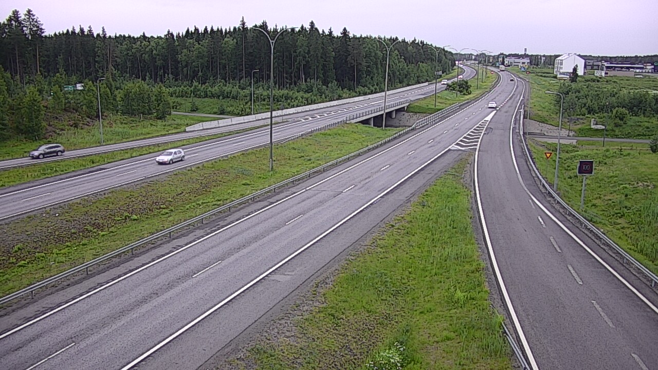 Kelikamerat Kuva Tie 4 Kempele, Zatelliitti, Oulu, Pohjois-Pohjanmaa