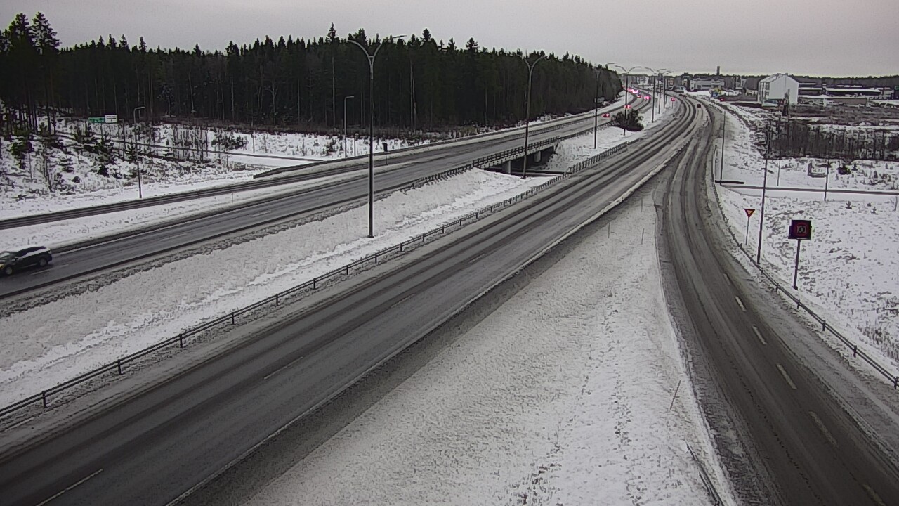 Weather Camera Image Road 4 Kempele, Zatelliitti, Oulu, Pohjois-Pohjanmaa