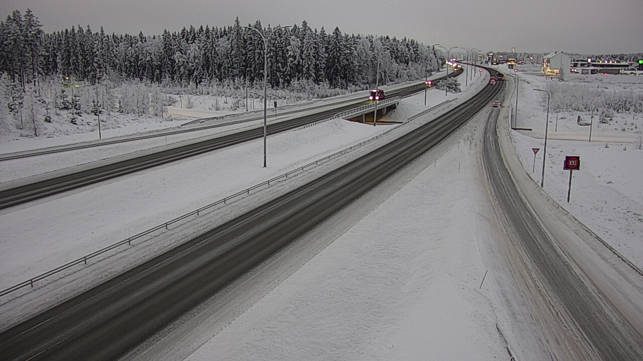 Weather Camera Image Väg 4 Kempele, Zatelliitti, Oulu, Pohjois-Pohjanmaa