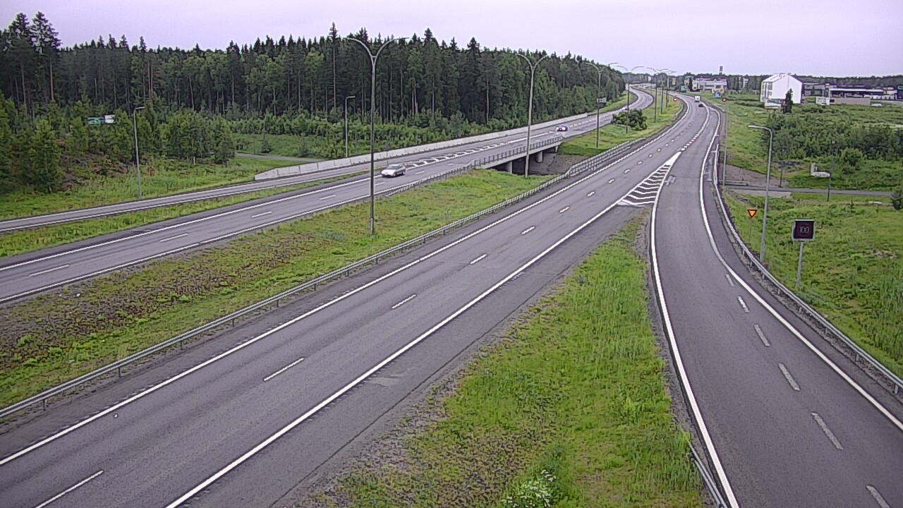 Kelikamerat Kuva Tie 4 Kempele, Zatelliitti, Oulu, Pohjois-Pohjanmaa