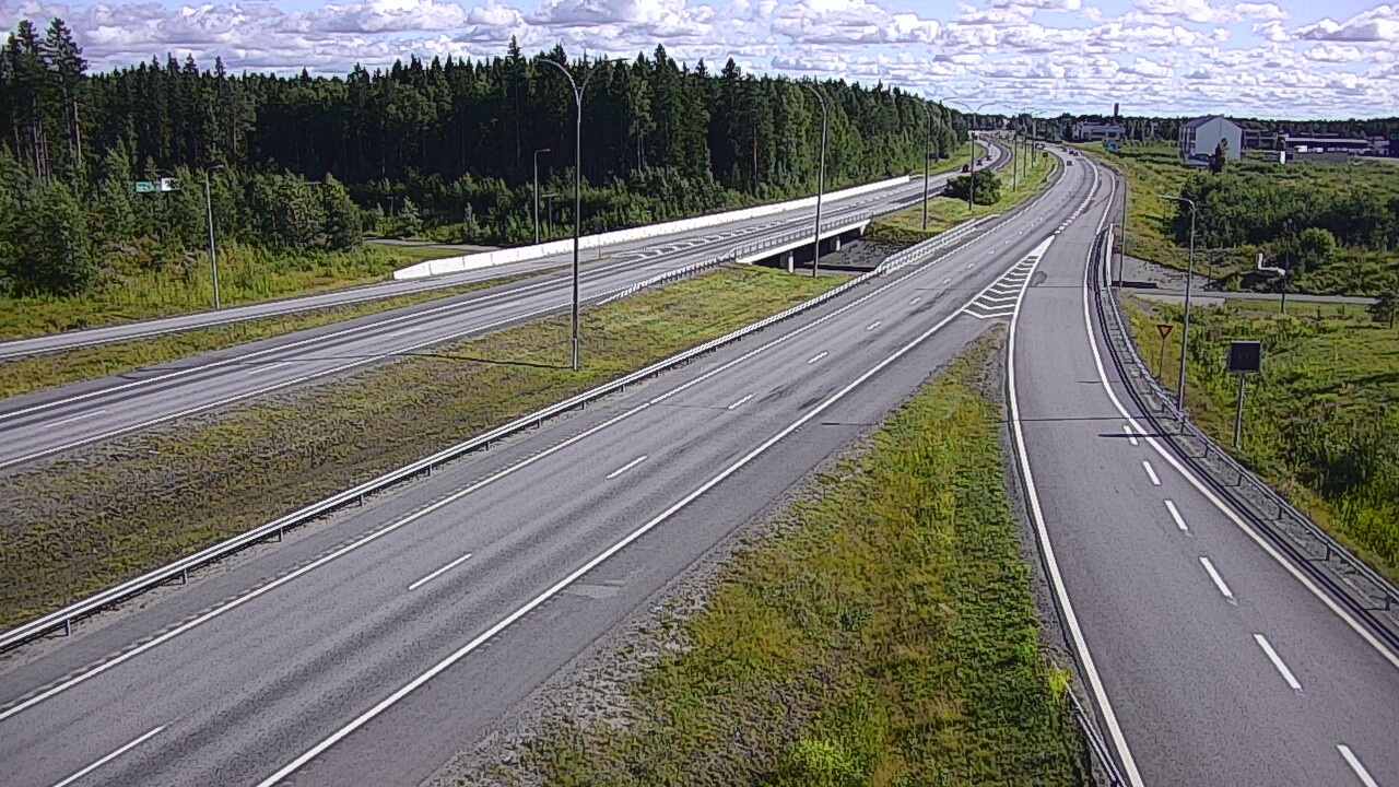 Kelikamerat Kuva Tie 4 Kempele, Zatelliitti, Oulu, Pohjois-Pohjanmaa