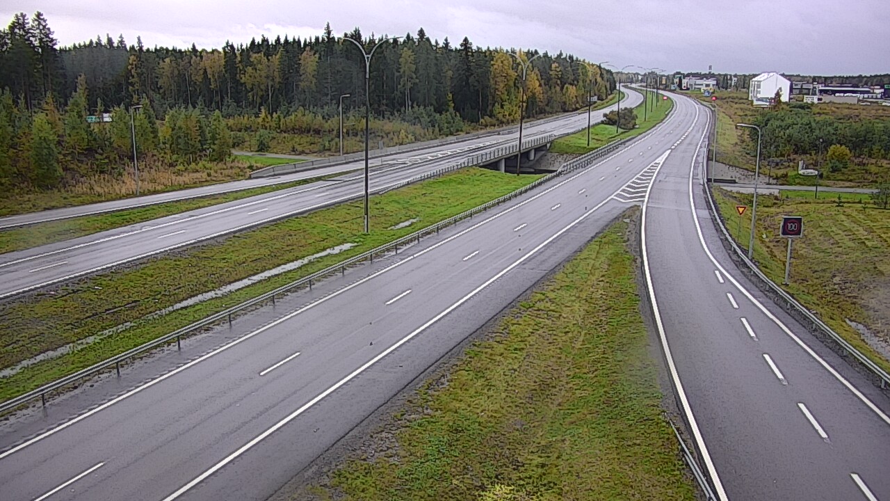 Weather Camera Image Road 4 Kempele, Zatelliitti, Oulu, Pohjois-Pohjanmaa