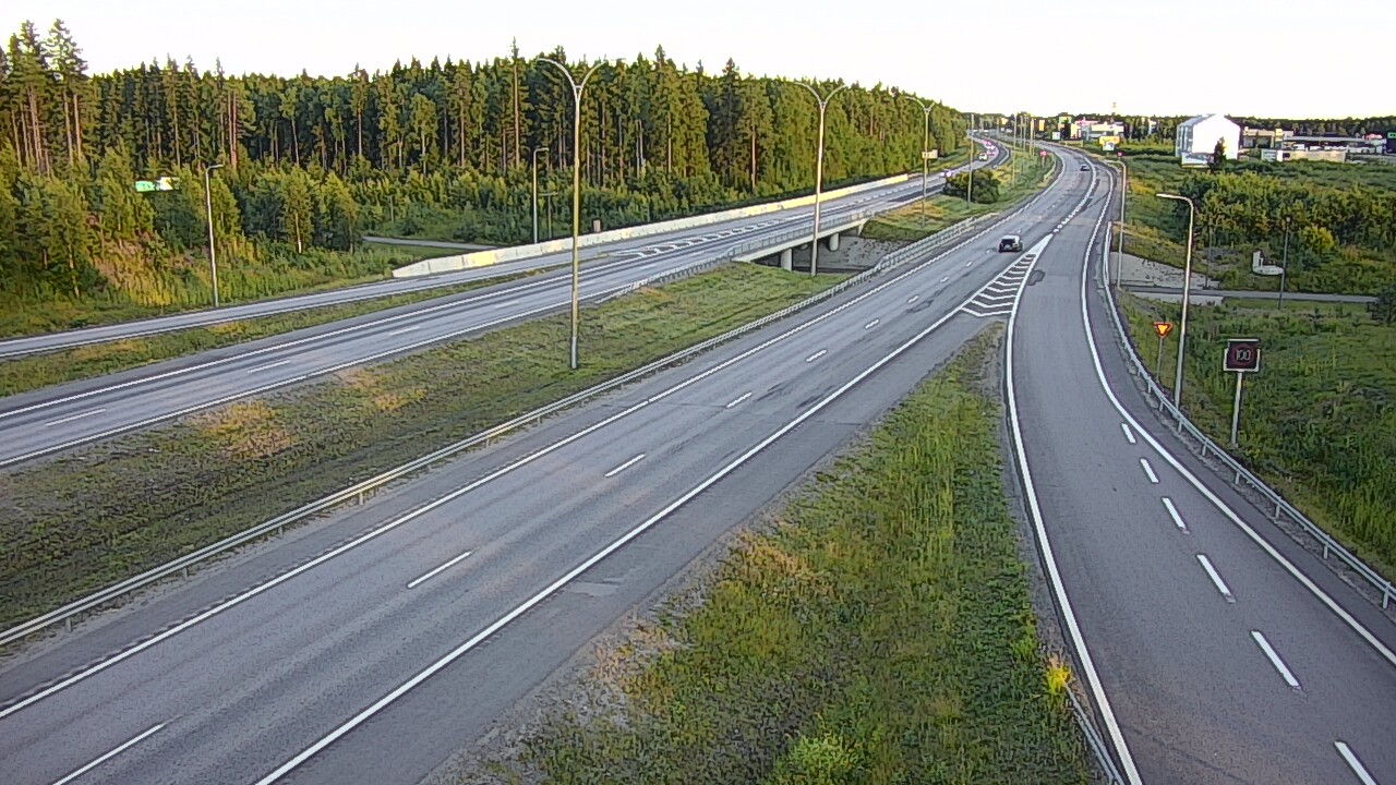 Kelikamerat Kuva Tie 4 Kempele, Zatelliitti, Oulu, Pohjois-Pohjanmaa