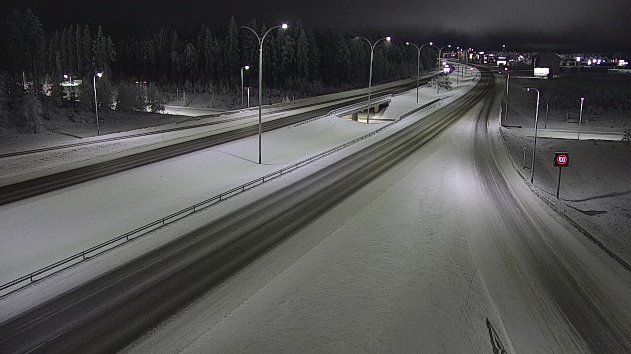Weather Camera Image Road 4 Kempele, Zatelliitti, Oulu, Pohjois-Pohjanmaa