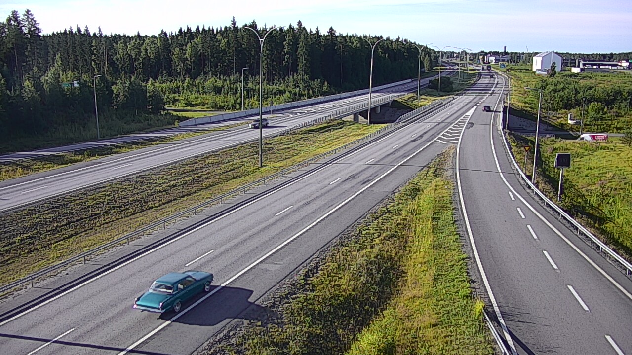 Weather Camera Image Road 4 Kempele, Zatelliitti, Oulu, Pohjois-Pohjanmaa