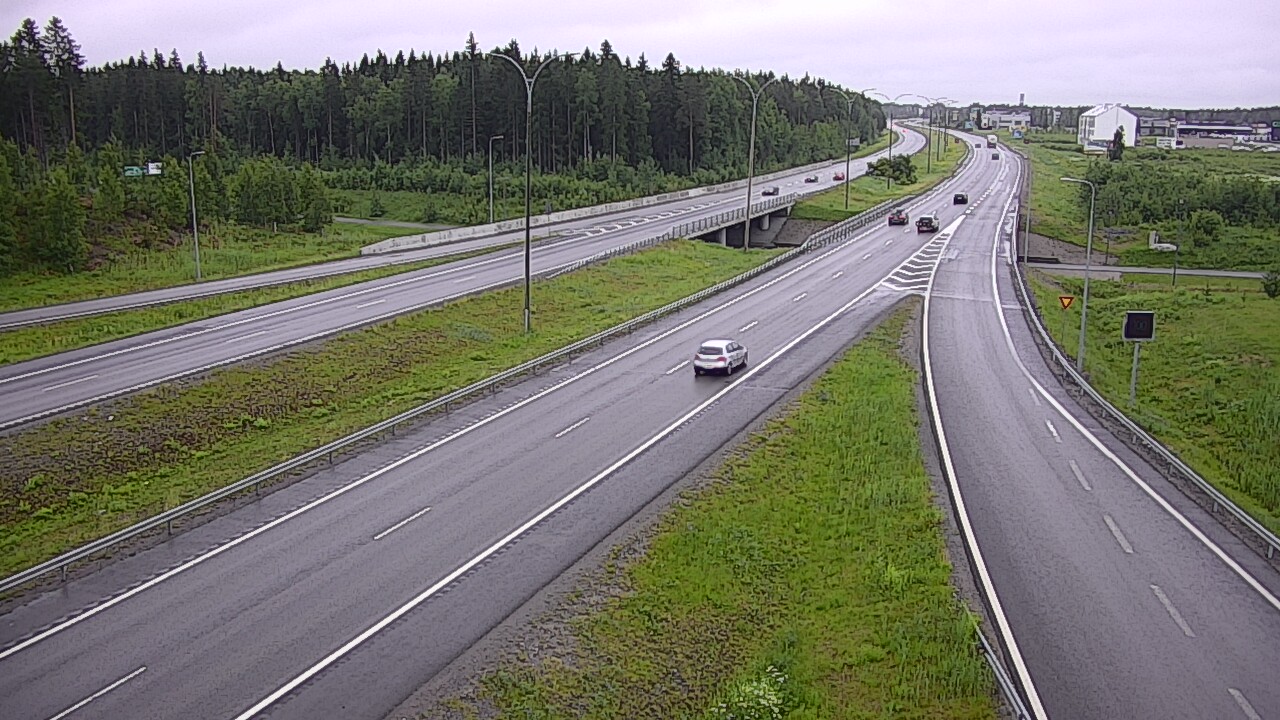 Kelikamerat Kuva Tie 4 Kempele, Zatelliitti, Oulu, Pohjois-Pohjanmaa