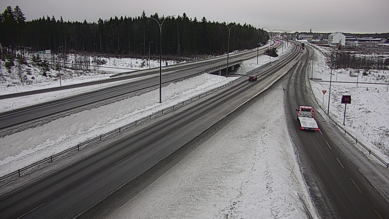 Weather Camera Image Road 4 Kempele, Zatelliitti, Oulu, Pohjois-Pohjanmaa