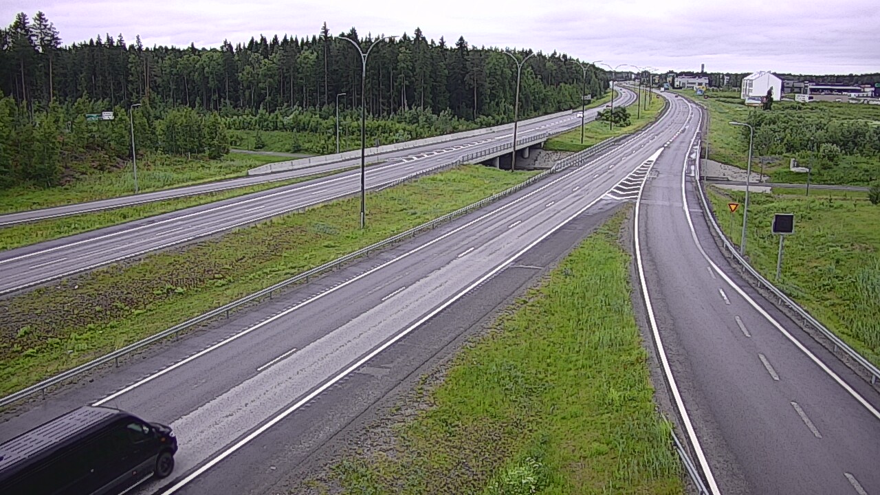 Weather Camera Image Väg 4 Kempele, Zatelliitti, Oulu, Pohjois-Pohjanmaa