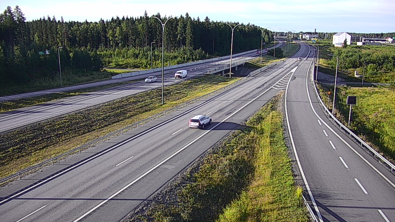 Weather Camera Image Road 4 Kempele, Zatelliitti, Oulu, Pohjois-Pohjanmaa