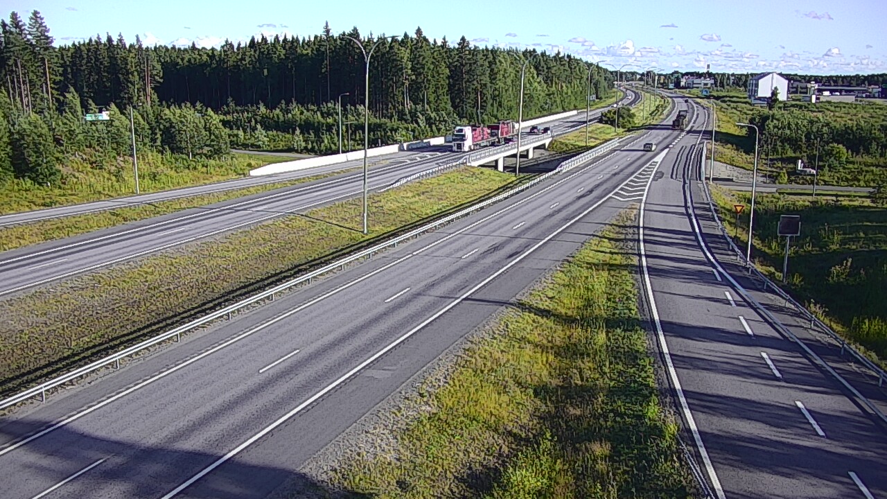 Kelikamerat Kuva Tie 4 Kempele, Zatelliitti, Oulu, Pohjois-Pohjanmaa