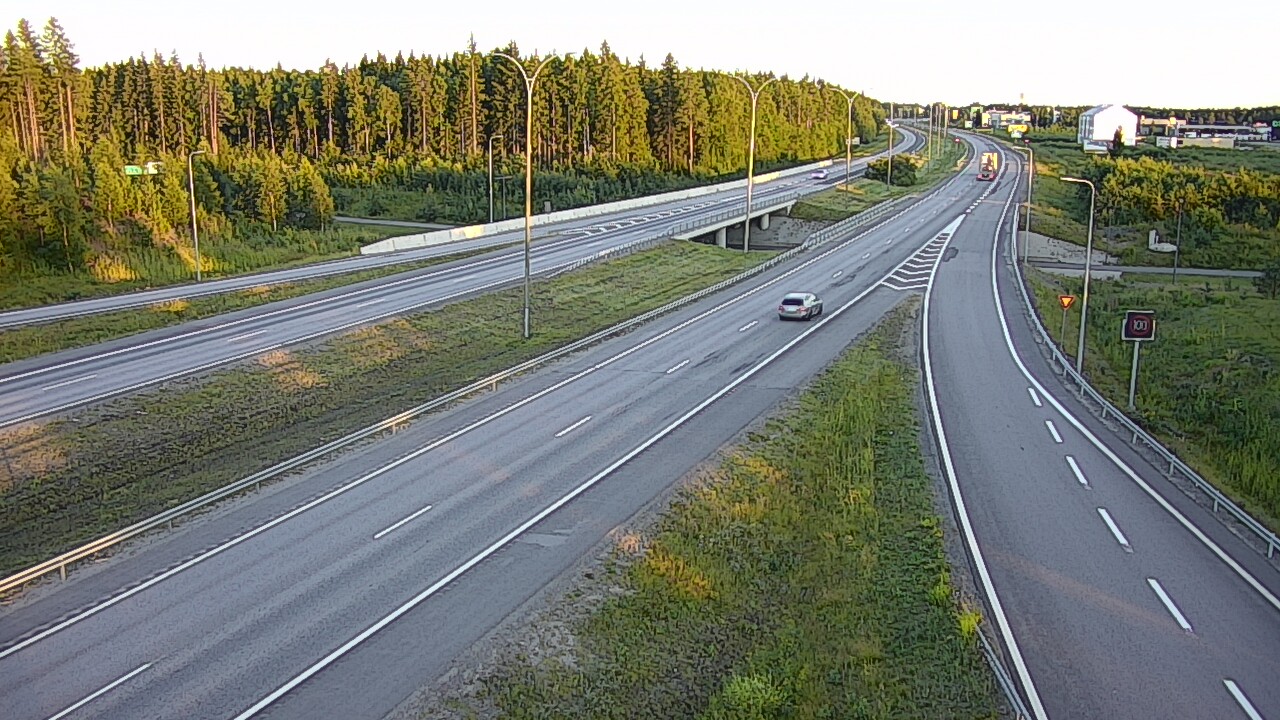 Kelikamerat Kuva Tie 4 Kempele, Zatelliitti, Oulu, Pohjois-Pohjanmaa