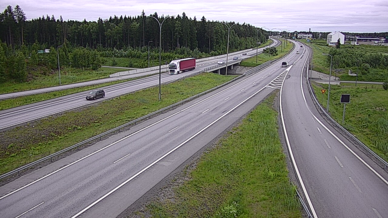 Weather Camera Image Väg 4 Kempele, Zatelliitti, Oulu, Pohjois-Pohjanmaa