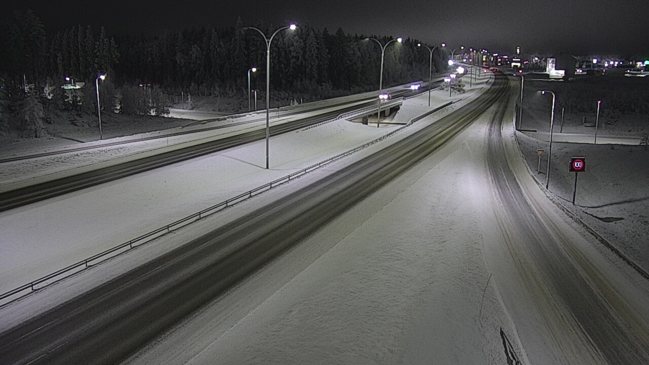 Weather Camera Image Väg 4 Kempele, Zatelliitti, Oulu, Pohjois-Pohjanmaa