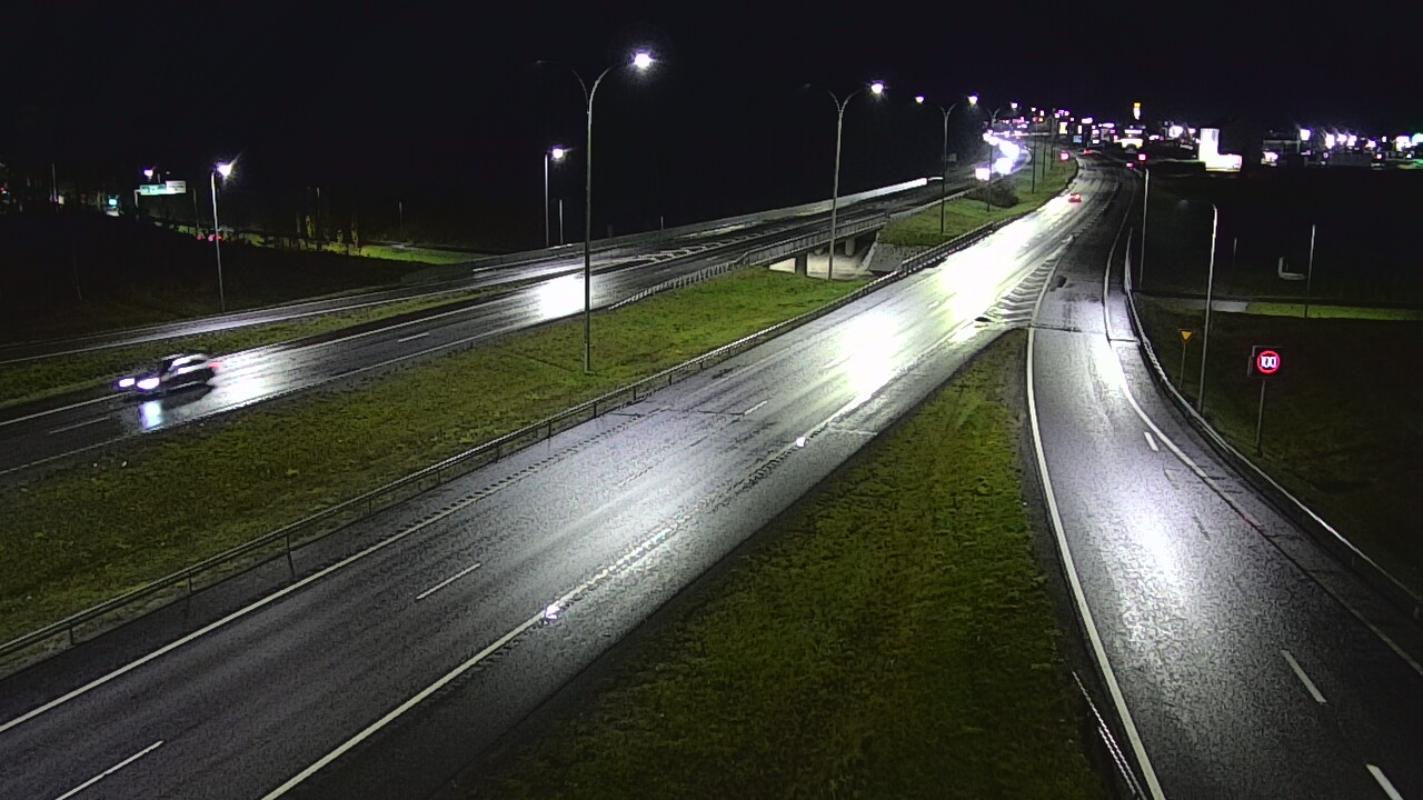 Weather Camera Image Väg 4 Kempele, Zatelliitti, Oulu, Pohjois-Pohjanmaa