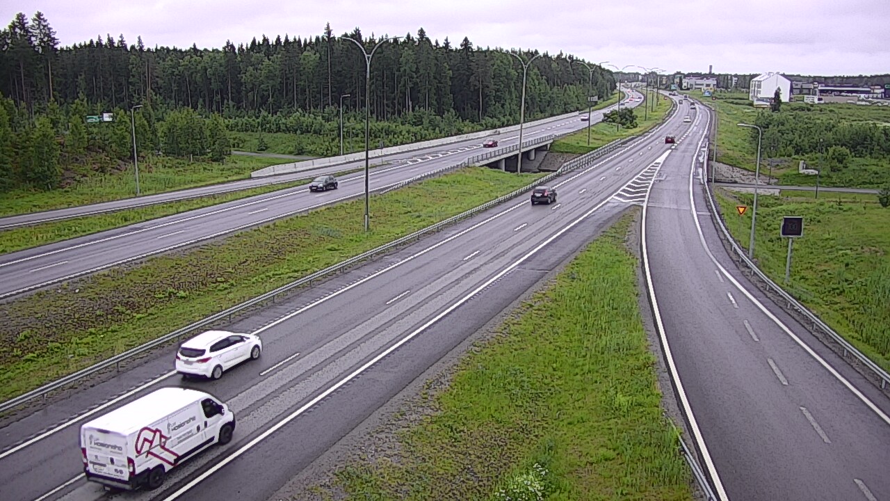 Kelikamerat Kuva Tie 4 Kempele, Zatelliitti, Oulu, Pohjois-Pohjanmaa