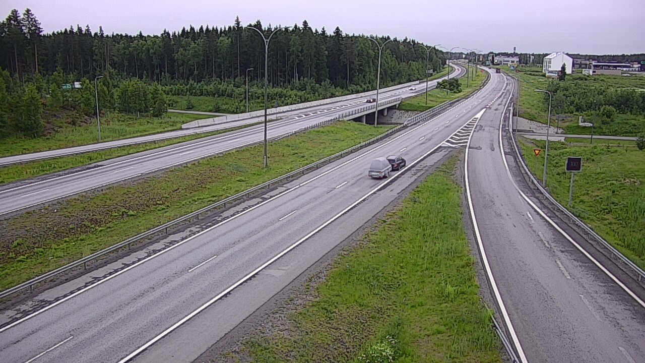 Kelikamerat Kuva Tie 4 Kempele, Zatelliitti, Oulu, Pohjois-Pohjanmaa