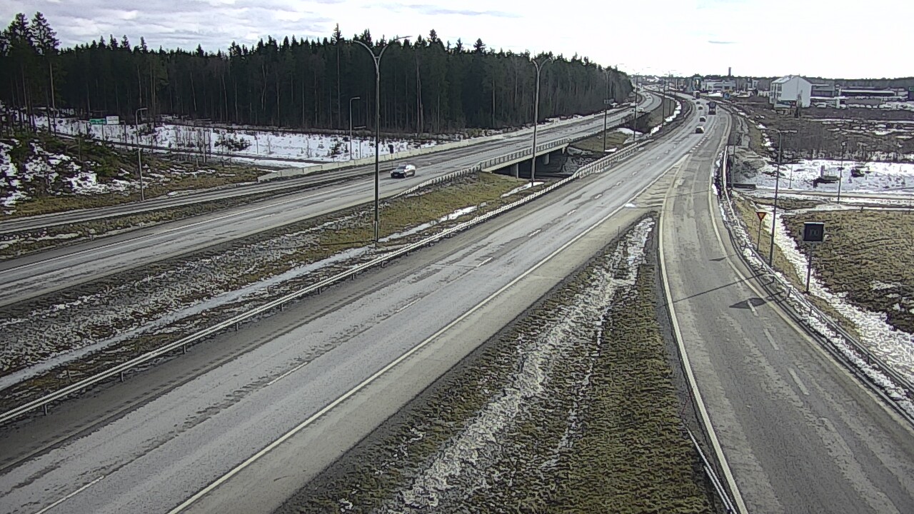 Weather Camera Image Road 4 Kempele, Zatelliitti, Oulu, Pohjois-Pohjanmaa