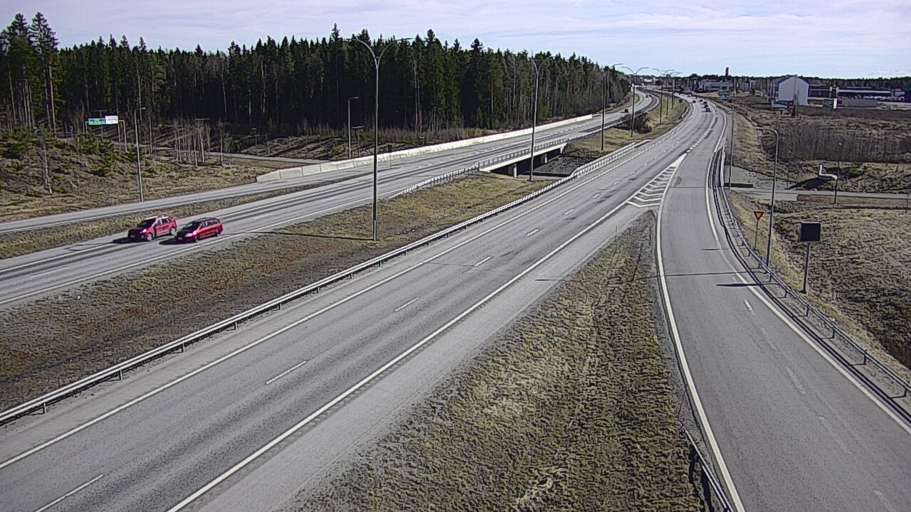 Weather Camera Image Väg 4 Kempele, Zatelliitti, Oulu, Pohjois-Pohjanmaa