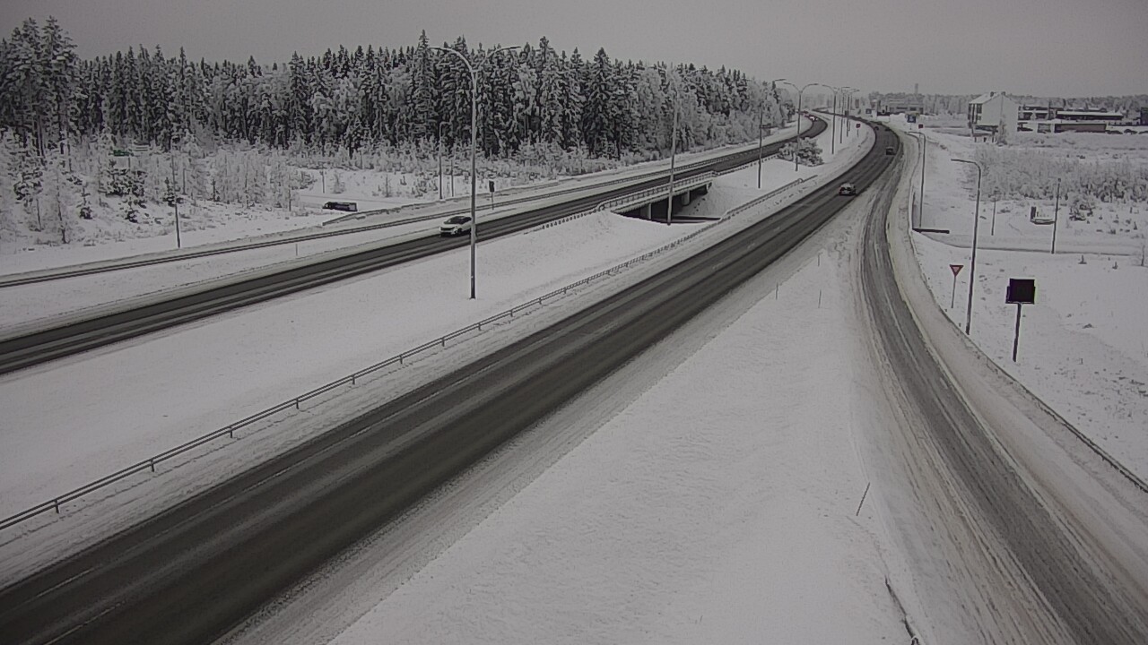 Weather Camera Image Väg 4 Kempele, Zatelliitti, Oulu, Pohjois-Pohjanmaa