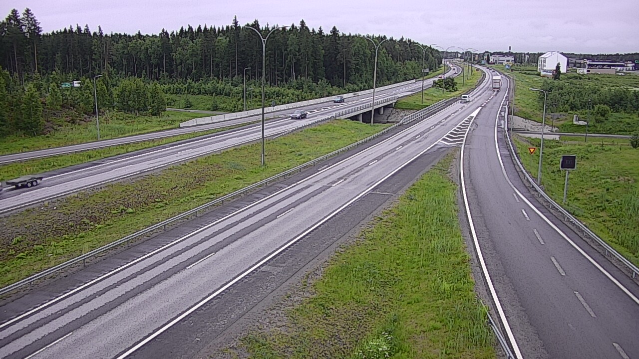 Kelikamerat Kuva Tie 4 Kempele, Zatelliitti, Oulu, Pohjois-Pohjanmaa