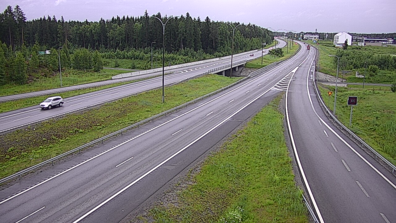 Kelikamerat Kuva Tie 4 Kempele, Zatelliitti, Oulu, Pohjois-Pohjanmaa