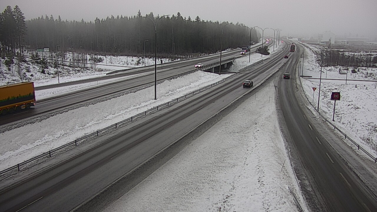 Weather Camera Image Road 4 Kempele, Zatelliitti, Oulu, Pohjois-Pohjanmaa