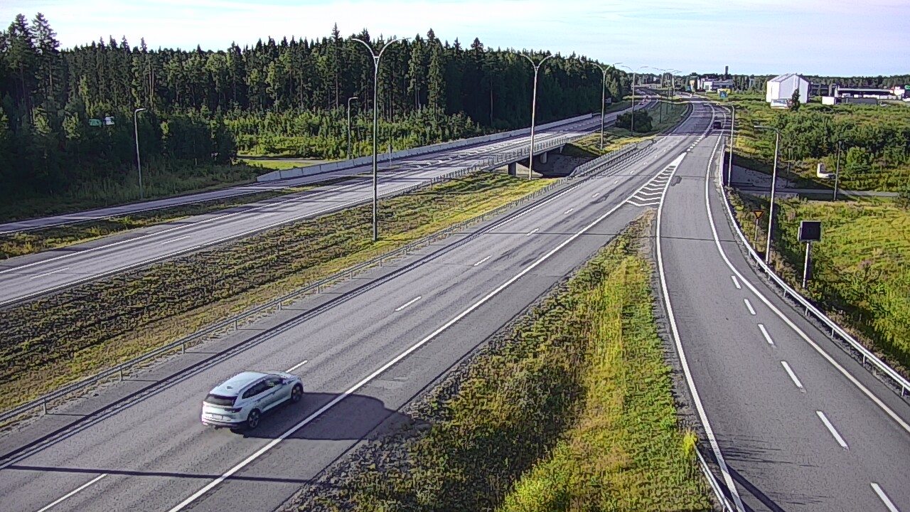 Weather Camera Image Road 4 Kempele, Zatelliitti, Oulu, Pohjois-Pohjanmaa