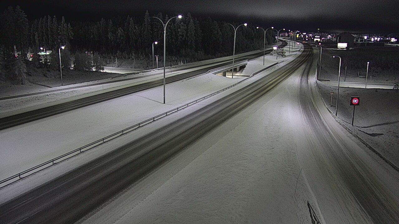 Weather Camera Image Road 4 Kempele, Zatelliitti, Oulu, Pohjois-Pohjanmaa