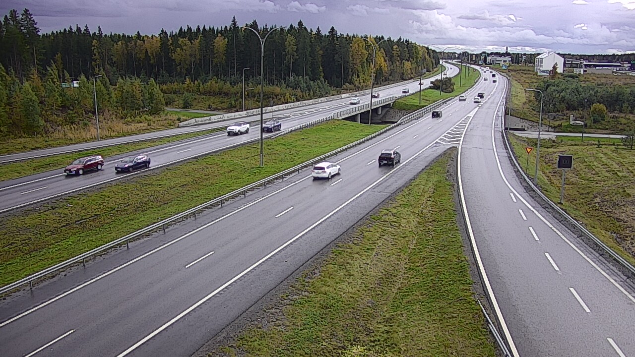 Weather Camera Image Road 4 Kempele, Zatelliitti, Oulu, Pohjois-Pohjanmaa