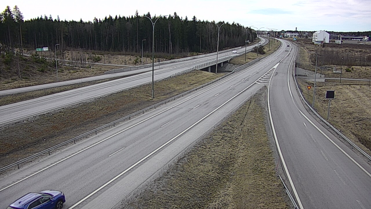 Weather Camera Image Väg 4 Kempele, Zatelliitti, Oulu, Pohjois-Pohjanmaa