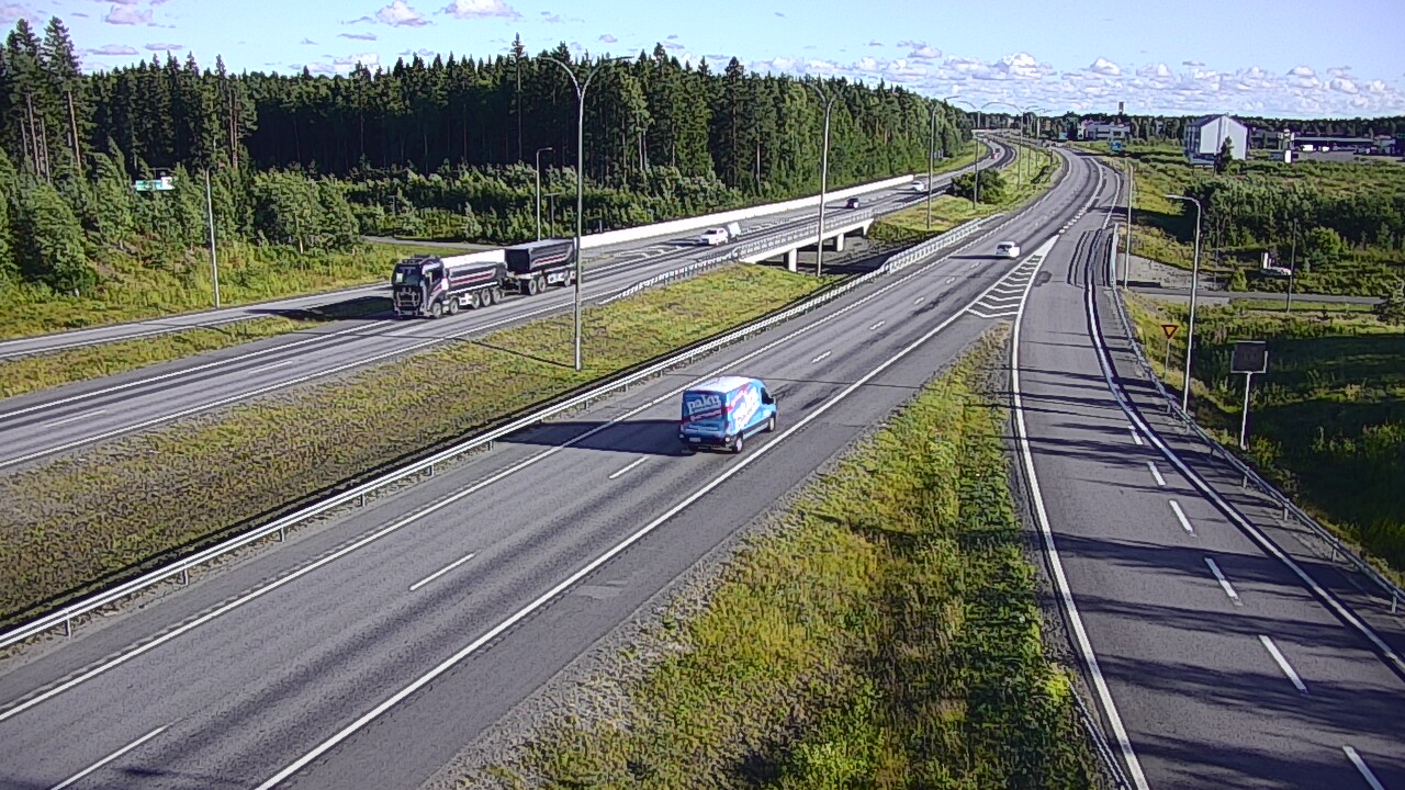 Kelikamerat Kuva Tie 4 Kempele, Zatelliitti, Oulu, Pohjois-Pohjanmaa