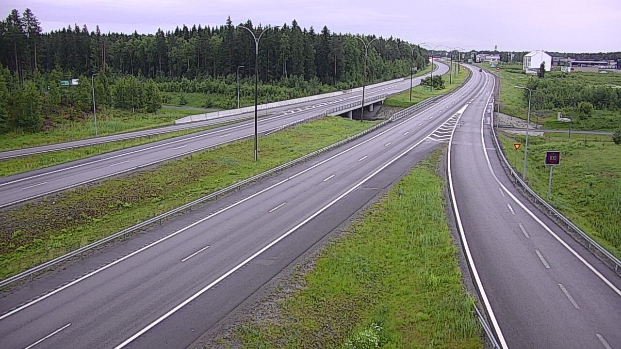 Kelikamerat Kuva Tie 4 Kempele, Zatelliitti, Oulu, Pohjois-Pohjanmaa