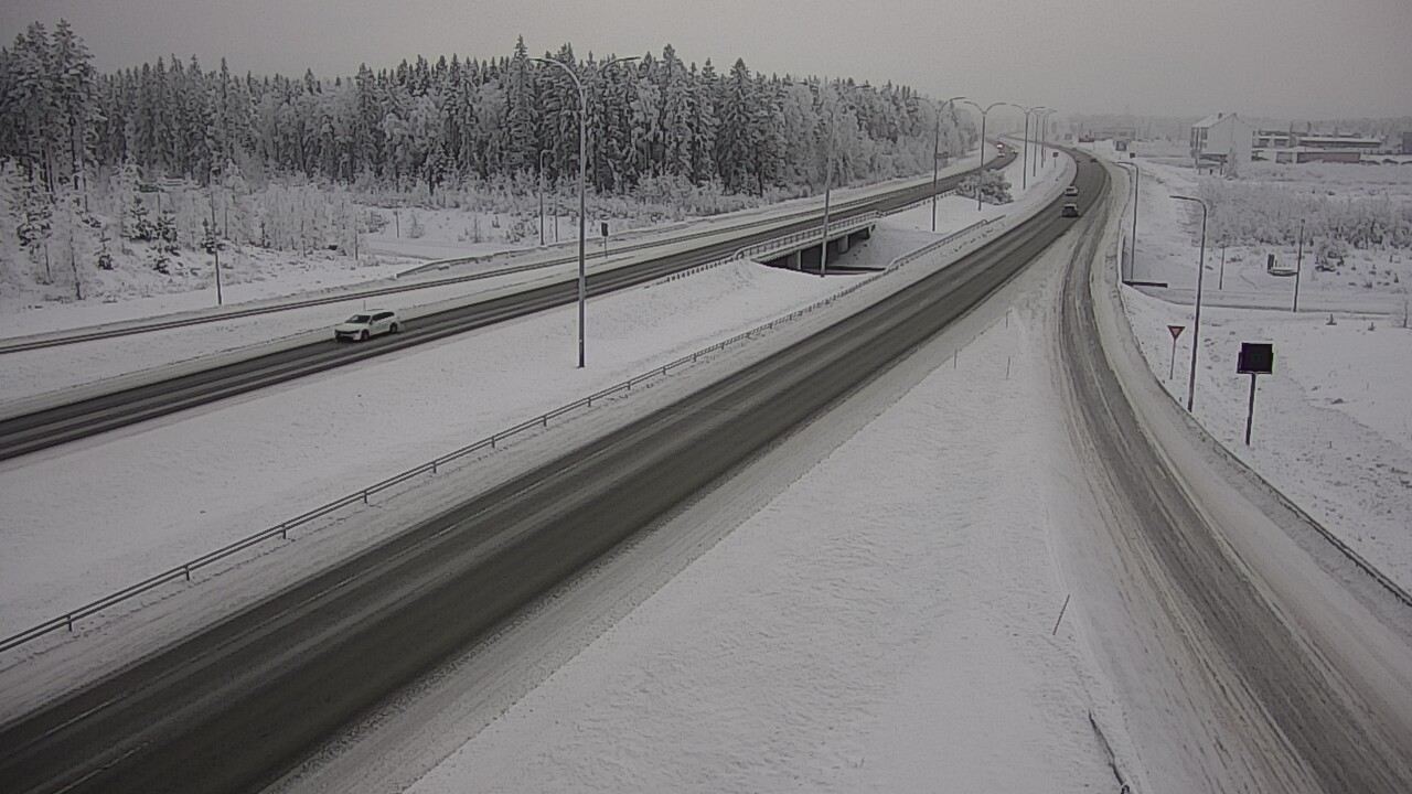 Weather Camera Image Väg 4 Kempele, Zatelliitti, Oulu, Pohjois-Pohjanmaa