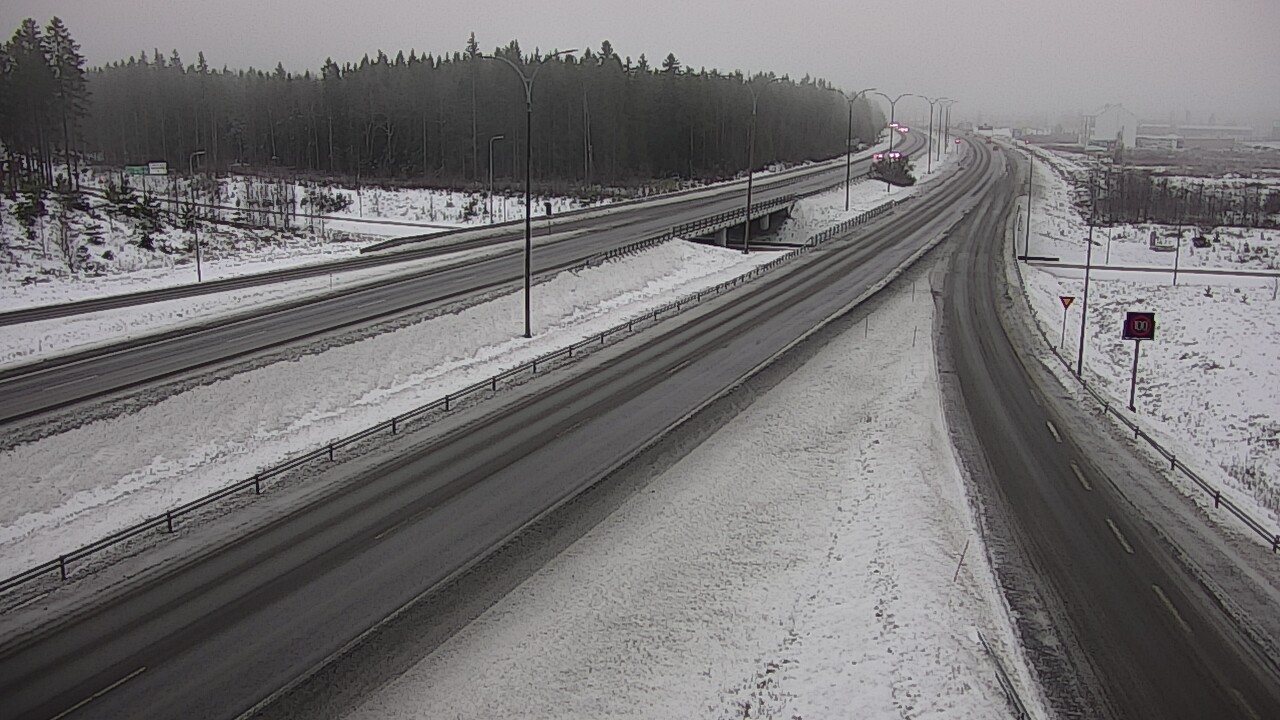 Weather Camera Image Road 4 Kempele, Zatelliitti, Oulu, Pohjois-Pohjanmaa