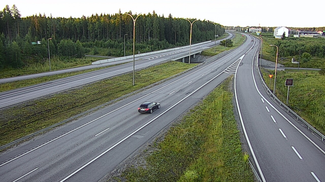 Kelikamerat Kuva Tie 4 Kempele, Zatelliitti, Oulu, Pohjois-Pohjanmaa