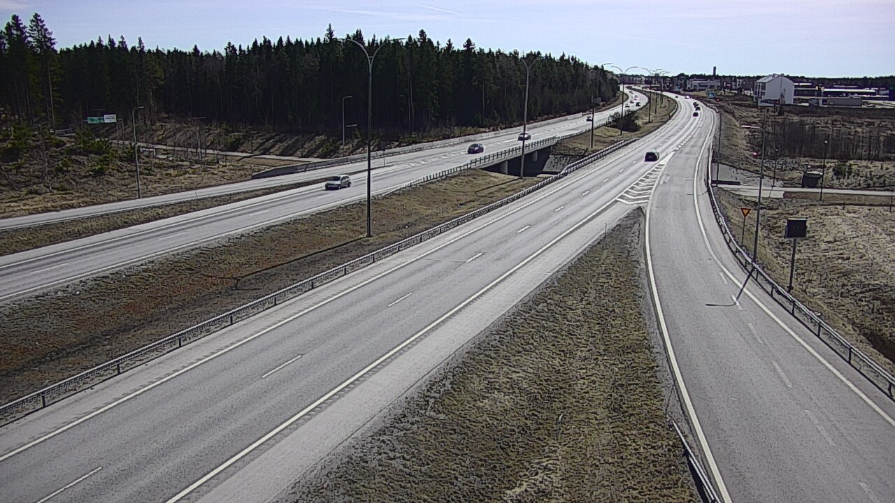 Weather Camera Image Väg 4 Kempele, Zatelliitti, Oulu, Pohjois-Pohjanmaa