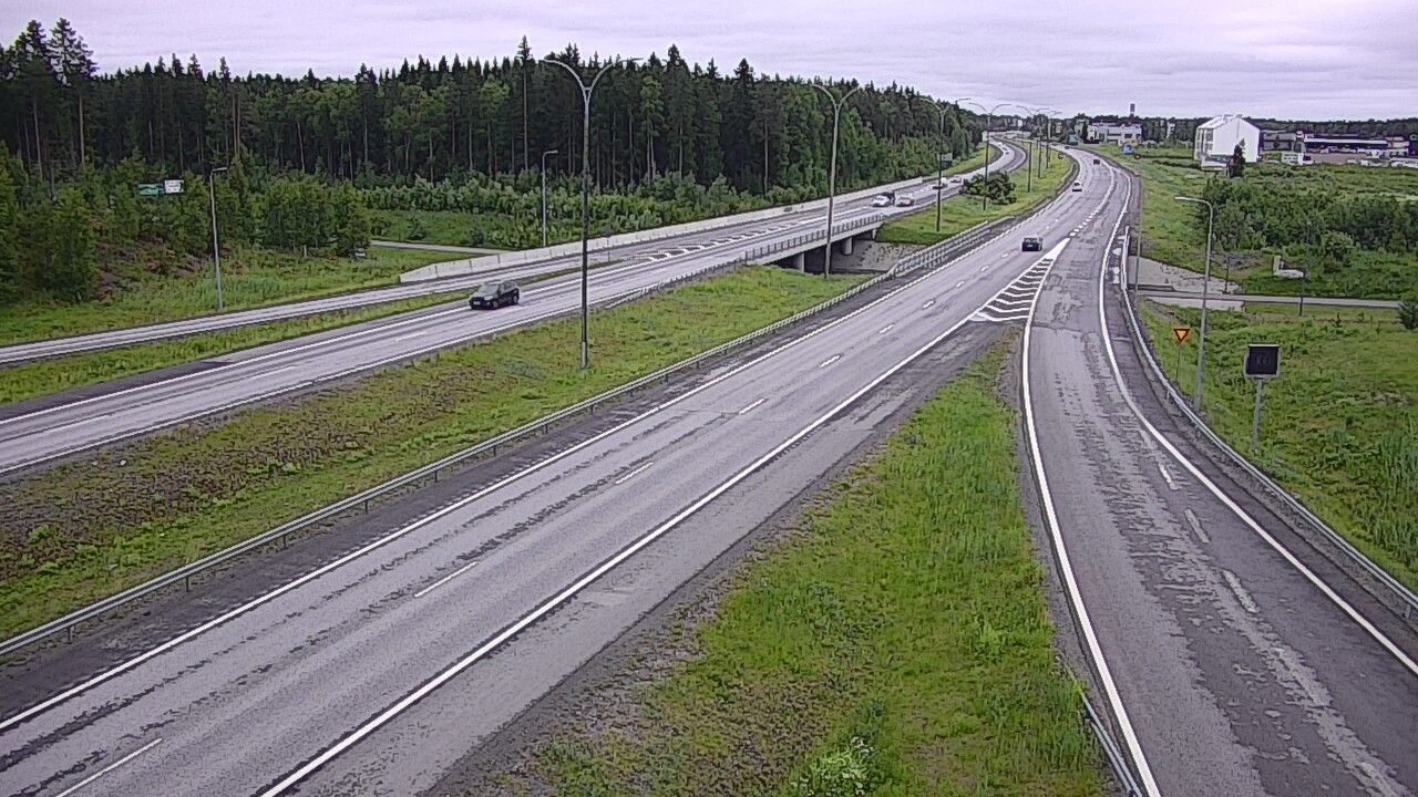 Weather Camera Image Väg 4 Kempele, Zatelliitti, Oulu, Pohjois-Pohjanmaa