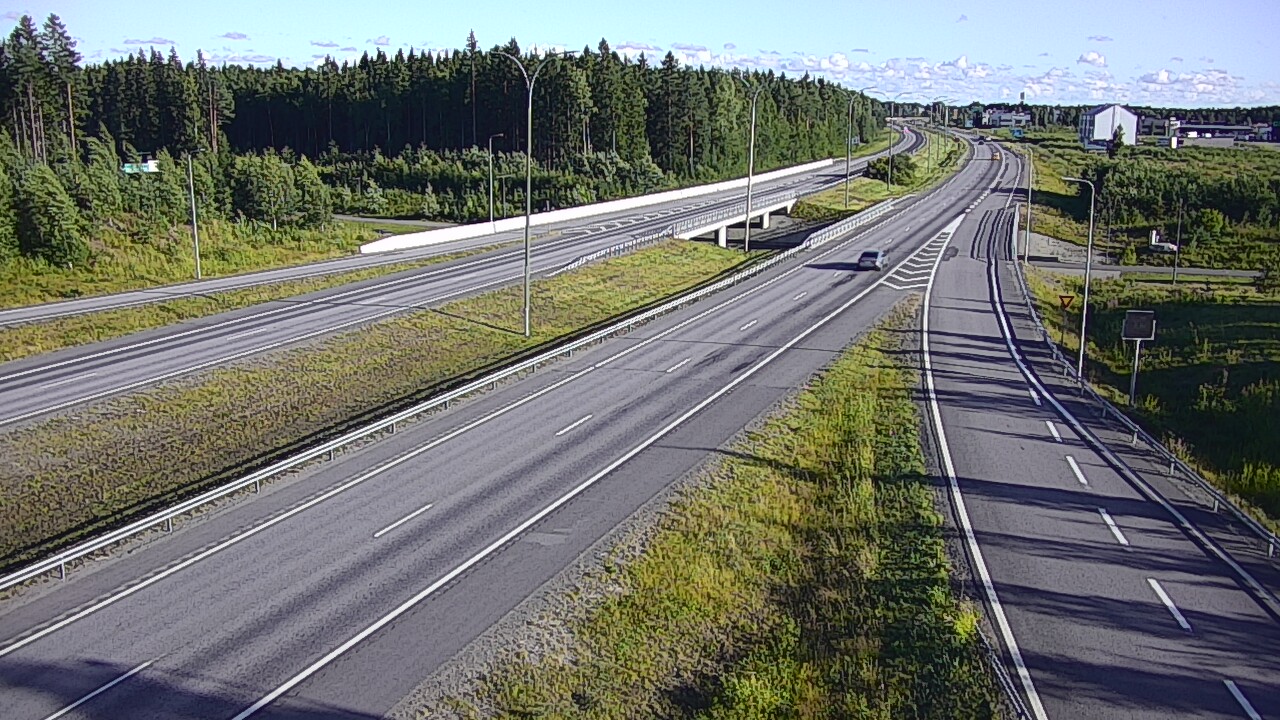 Kelikamerat Kuva Tie 4 Kempele, Zatelliitti, Oulu, Pohjois-Pohjanmaa