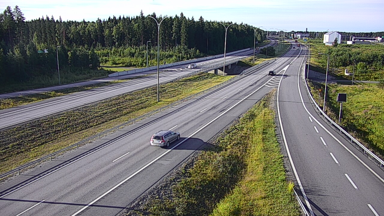 Weather Camera Image Road 4 Kempele, Zatelliitti, Oulu, Pohjois-Pohjanmaa