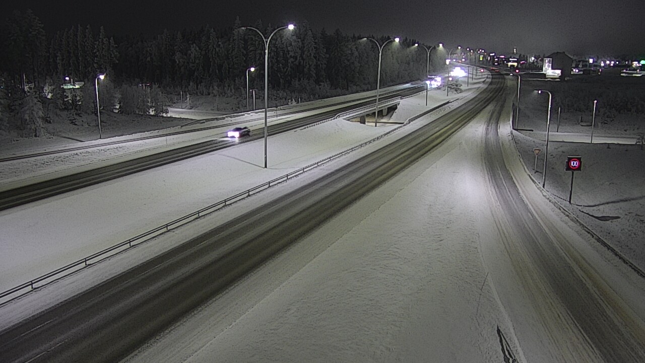 Weather Camera Image Väg 4 Kempele, Zatelliitti, Oulu, Pohjois-Pohjanmaa