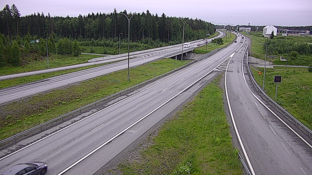 Kelikamerat Kuva Tie 4 Kempele, Zatelliitti, Oulu, Pohjois-Pohjanmaa