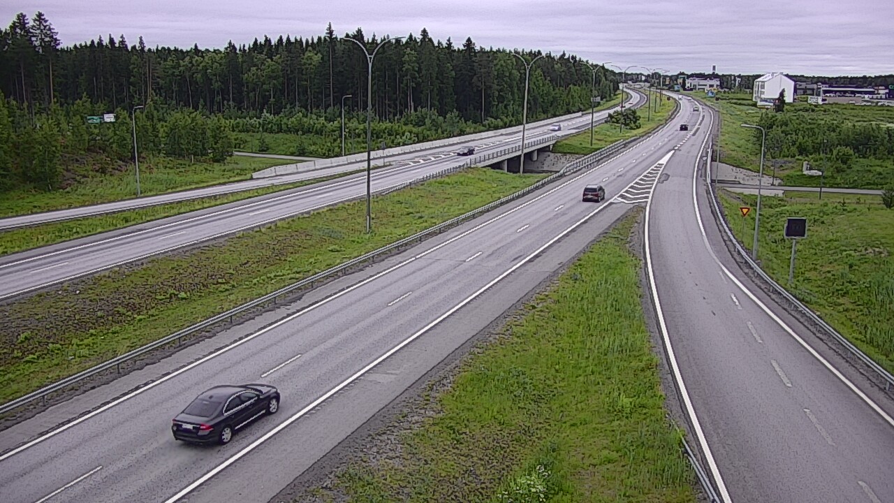 Weather Camera Image Väg 4 Kempele, Zatelliitti, Oulu, Pohjois-Pohjanmaa