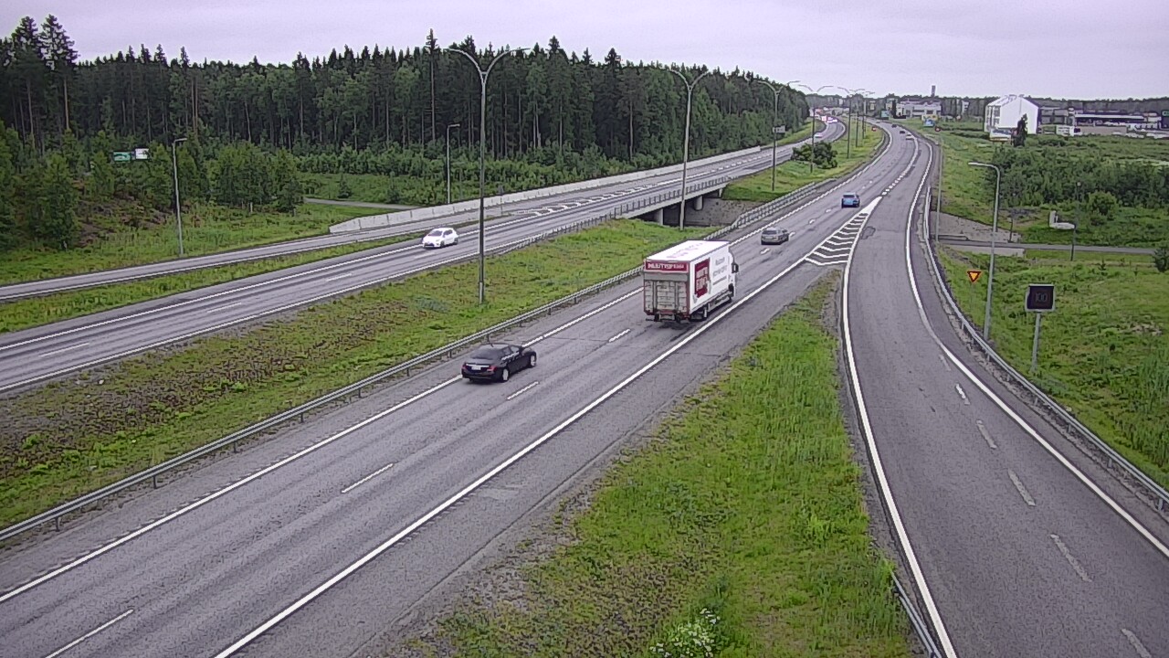 Kelikamerat Kuva Tie 4 Kempele, Zatelliitti, Oulu, Pohjois-Pohjanmaa