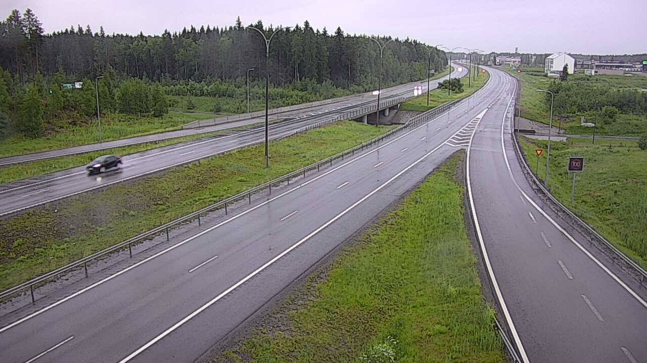 Kelikamerat Kuva Tie 4 Kempele, Zatelliitti, Oulu, Pohjois-Pohjanmaa