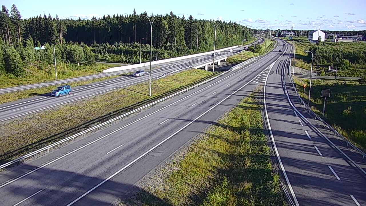 Kelikamerat Kuva Tie 4 Kempele, Zatelliitti, Oulu, Pohjois-Pohjanmaa